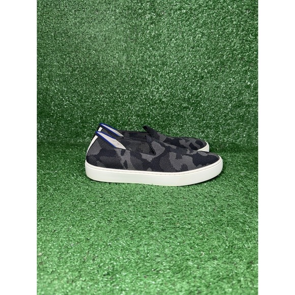 Rothy's Shoes - Rothy's The Original Slip On Women Size 7.5 Black Grey Camo Comfort Mesh Shoes